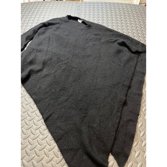 Helmut Lang Baby Alpaca Poncho Sweater Womens Small One Sleeve Asymmetrical Goth - Picture 2 of 11